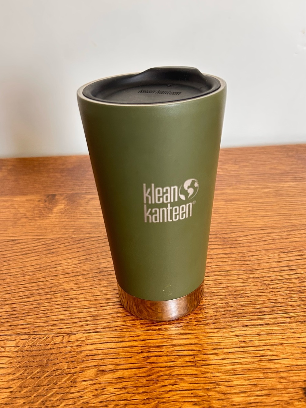 KLEAN KANTEEN 16 OZ TRAVEL TUMBLER WITH LID FOOD GRADE STAINLESS STEEL